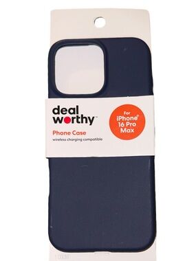 iPhone 16 Pro Max Case - dealworthy
Navy Blue
New in Packaging